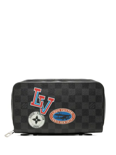 Louis Vuitton Pre-Owned portefeuille long zippé Damier Graphite XL (2017)