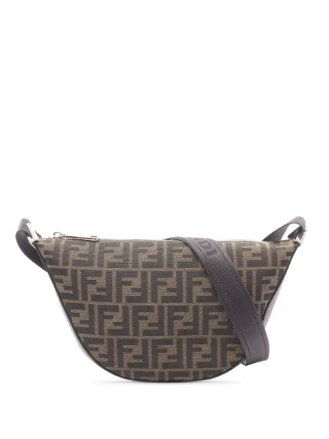 Fendi Pre-Owned 2010-2026 Small Zucca Canvas Melon crossbody bag