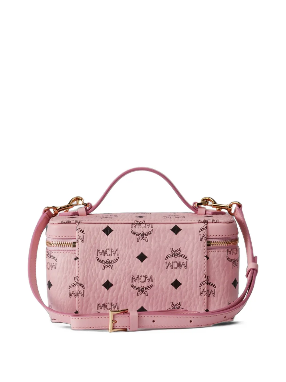 MCM Aren Visetos vanity case Roze