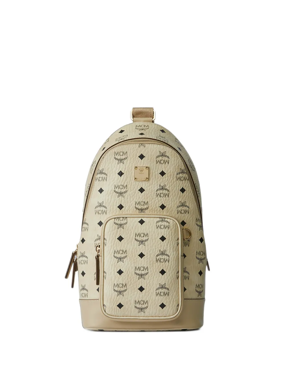 MCM Aren Visetos sling backpack - Toni neutri