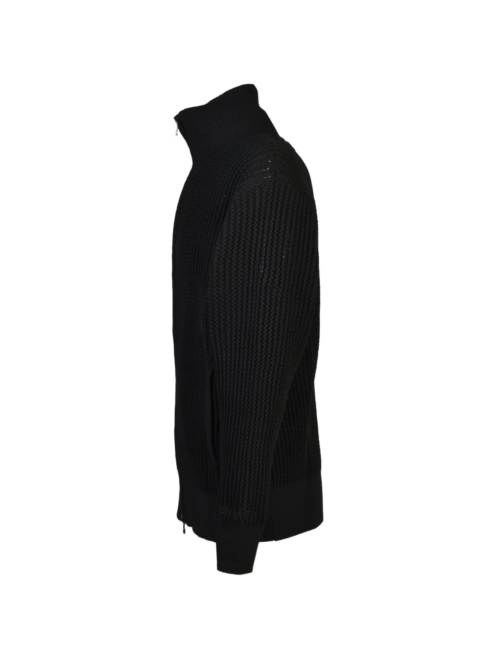 BREATH Drivers sweater met rits Zwart