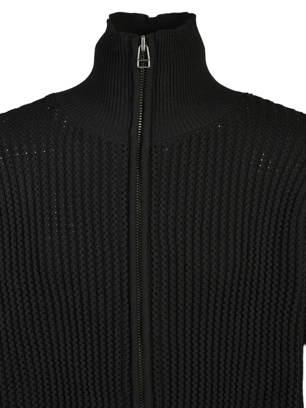BREATH Drivers sweater met rits Zwart