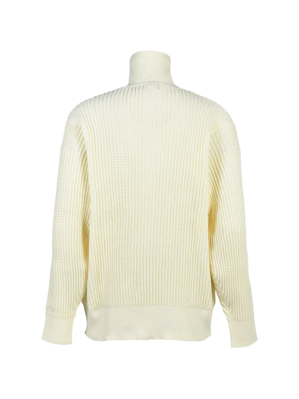 BREATH Ribgebreid vest Beige