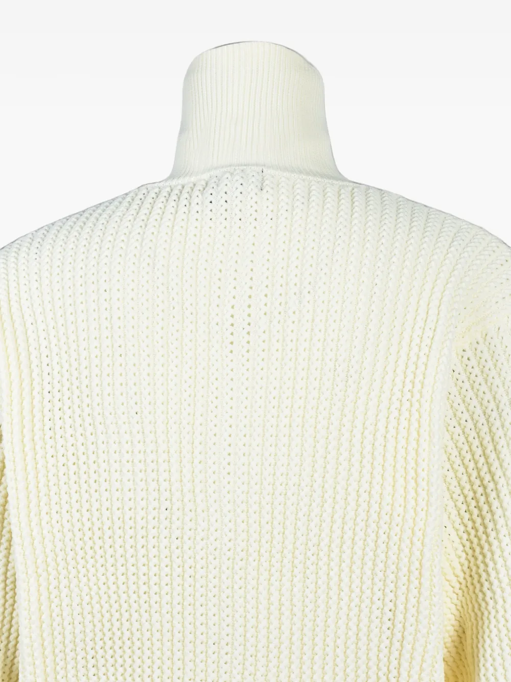 BREATH Ribgebreid vest Beige