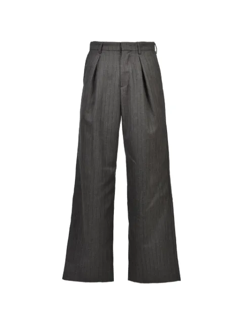 MASU inverted-pleat wide-leg trousers