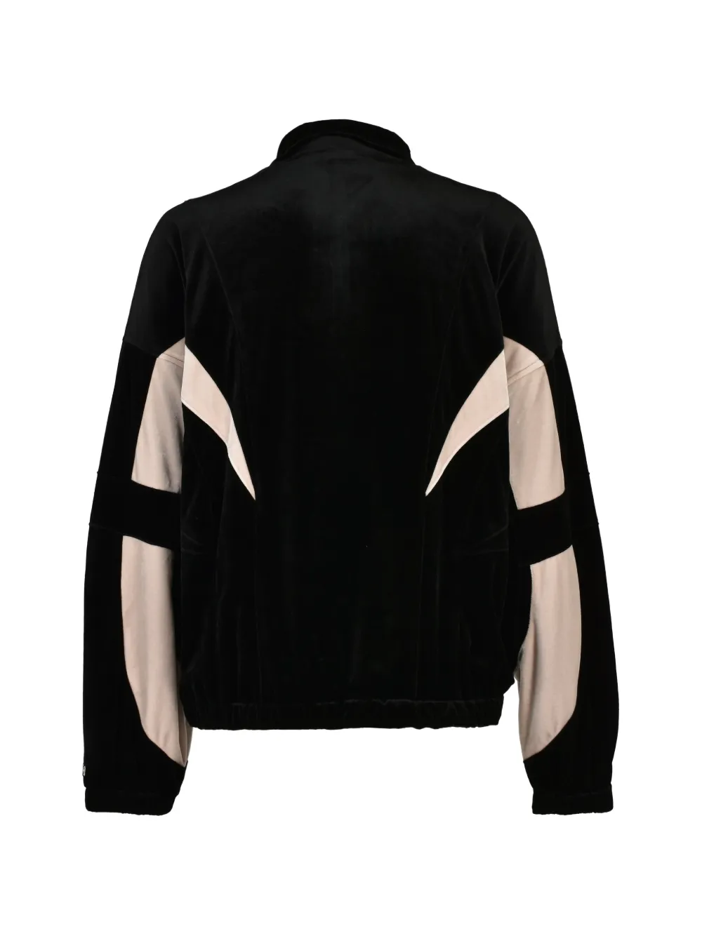 BREATH Fluwelen jack met geborduurd logo Zwart