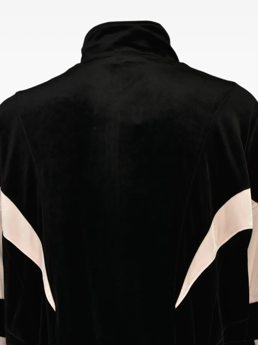 BREATH Fluwelen jack met geborduurd logo Zwart