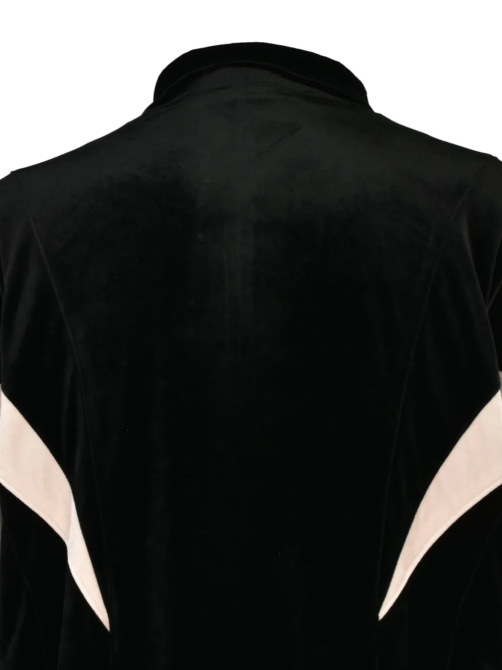 BREATH Fluwelen jack met geborduurd logo Zwart