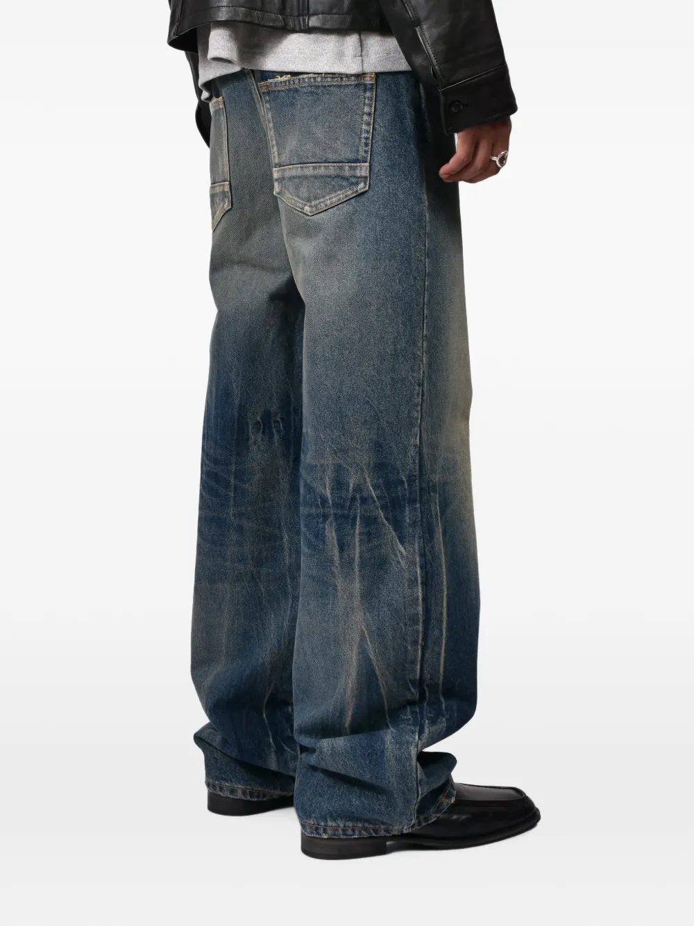 CEDARWOOD Daddy Cut jeans Blauw