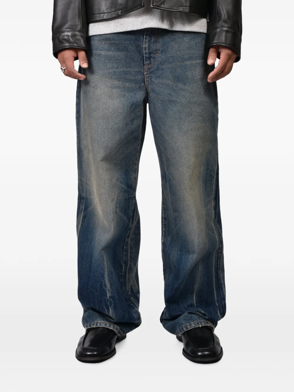 CEDARWOOD Daddy Cut jeans Blauw