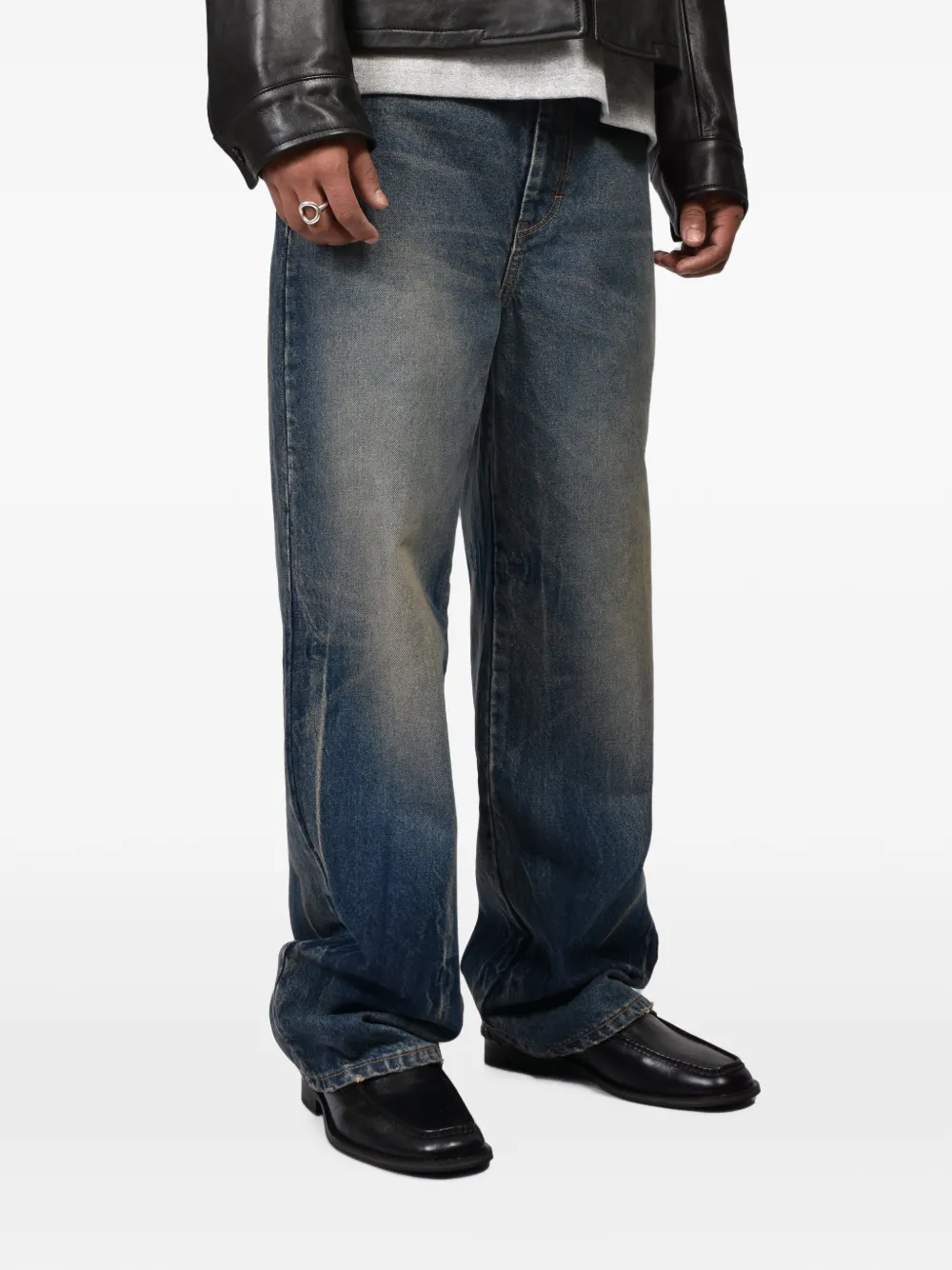 CEDARWOOD Daddy Cut jeans Blauw
