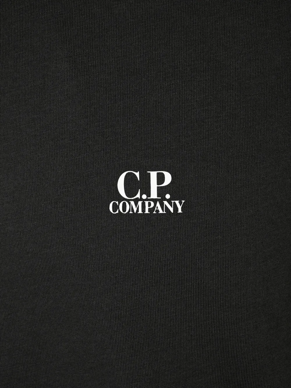 C.P. Company T-shirt met logopatch Zwart