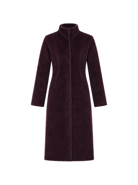 Norwegian Wool manteau Suri Alpaca à col montant