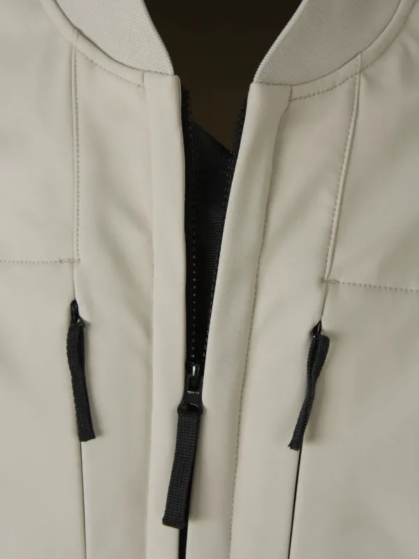 Stone Island Soft Shell-R Bomber Jacket | Neutrals | FARFETCH MY