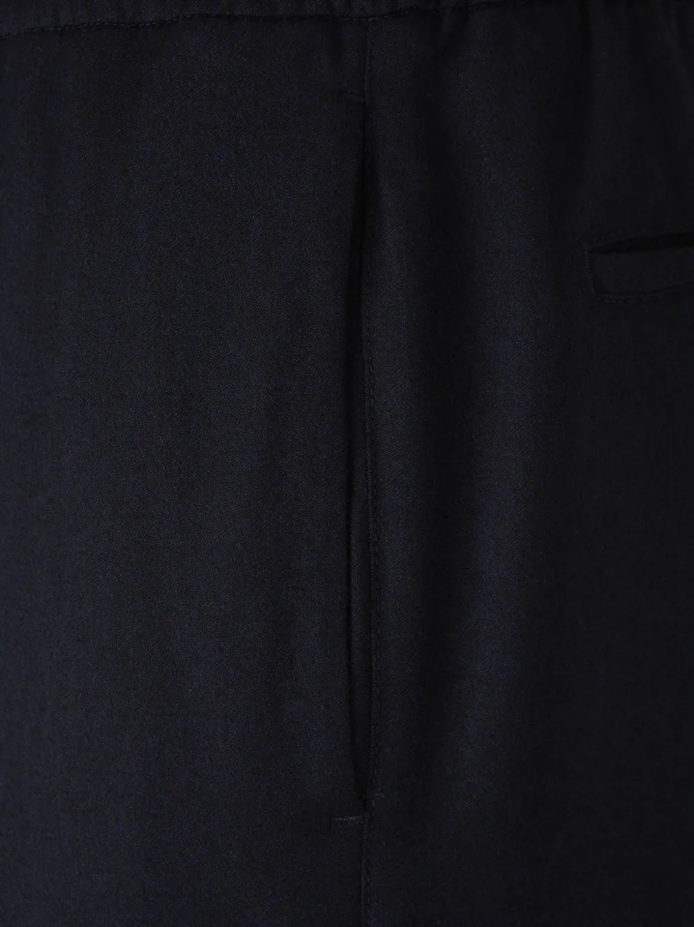 Canali Broek met trekkoordtaille Blauw