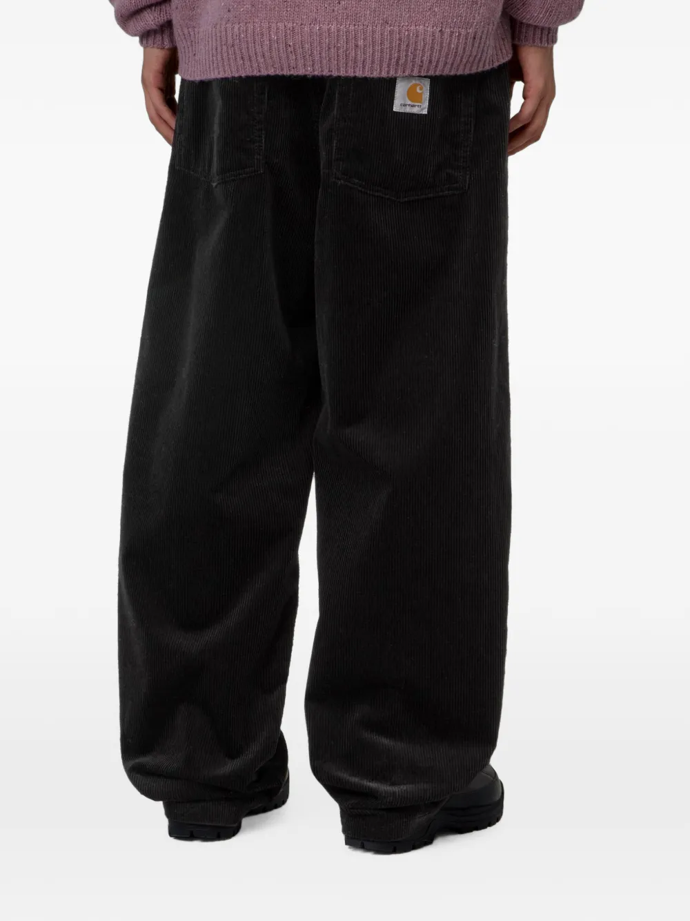 Carhartt WIP Brandon ribfluwelen broek Zwart