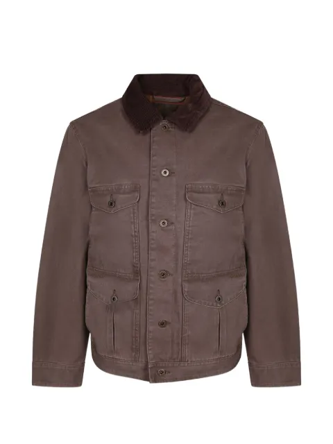 Filson veste à col en velours côtelé et poches multiples