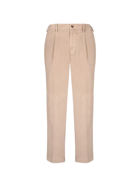 Dell'oglio corduroy pleated trousers