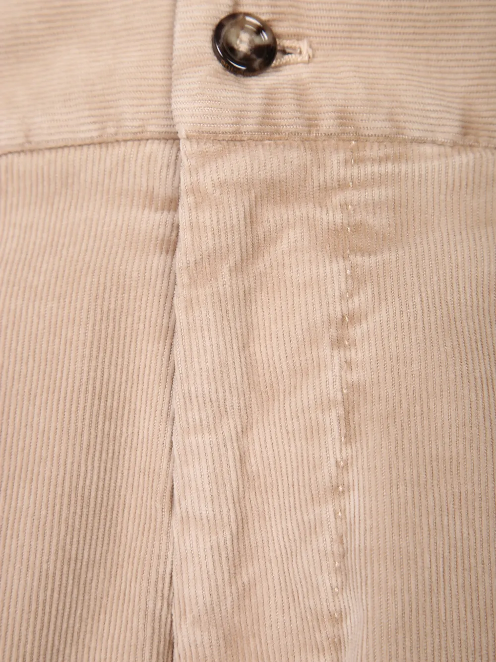 Dell'oglio corduroy pleated trousers Beige