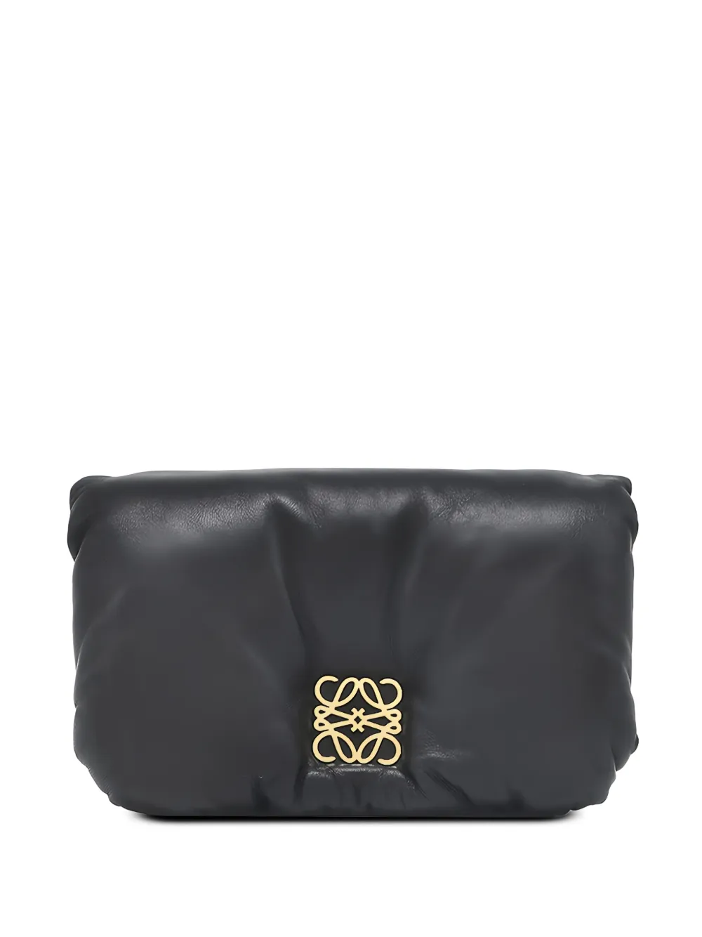 Loewe Pre-Owned 2000-2026 Mini Shiny Lambskin Goya Puffer Bag crossbody bag - Schwarz