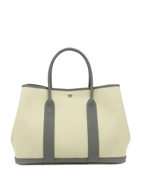Hermès Pre-Owned 2022 Toile and Negonda Garden Party 36 tote bag