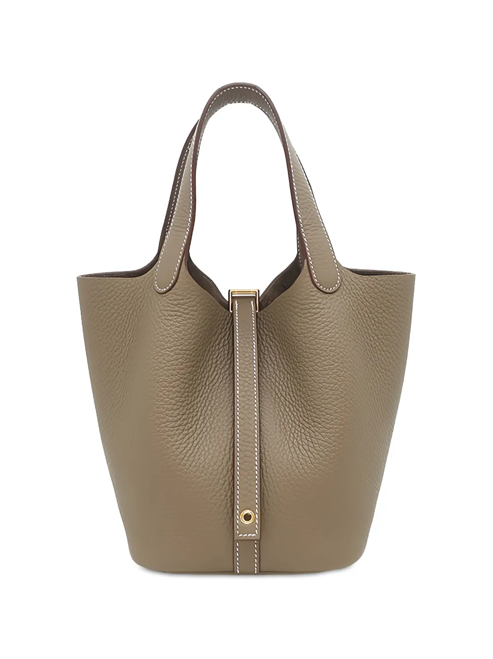 Hermès Pre-Owned 2026 Clemence Picotin Lock 18 handbag - Brown