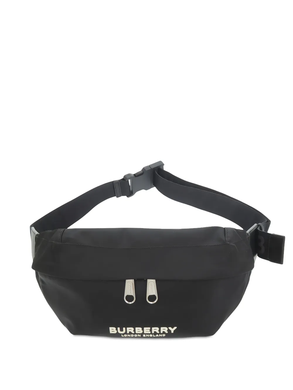 Burberry Pre-Owned 2018-2023 Nylon Sonny Logo belt bag - Black