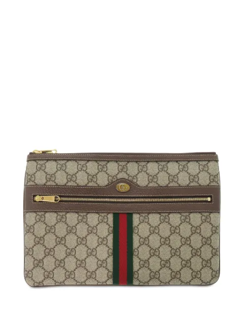 Gucci Pre-Owned 2000-2015 GG Supreme Web Ophidia clutch bag