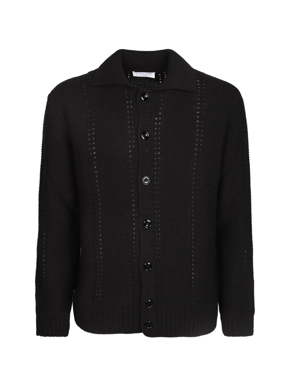 Daniele Fiesoli open-knit cardigan - Black