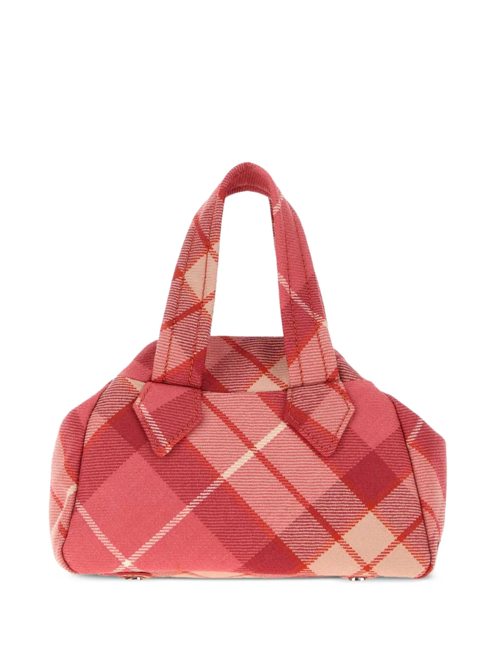 Vivienne Westwood Yasmine geruite shopper Roze