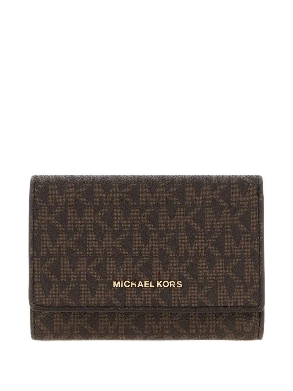 Michael Michael Kors Bryant medium signature-logo wallet - Braun