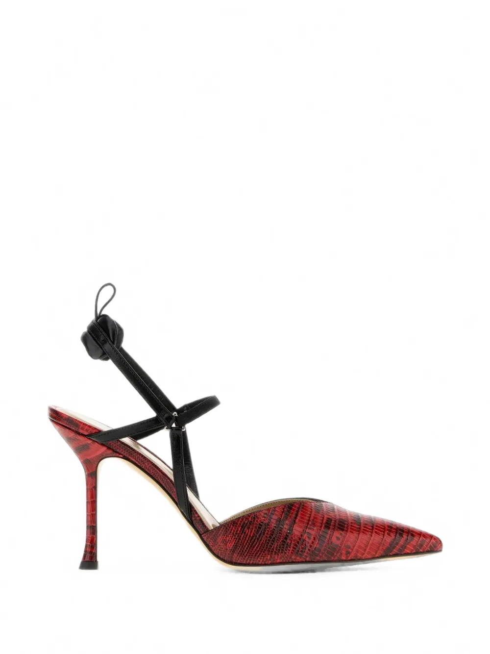 FENDI Colibrì lizard-effect leather pumps