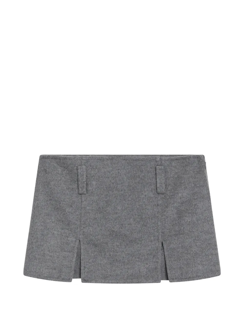 Miu Mini-rok van kasjmier-wolblend Grijs