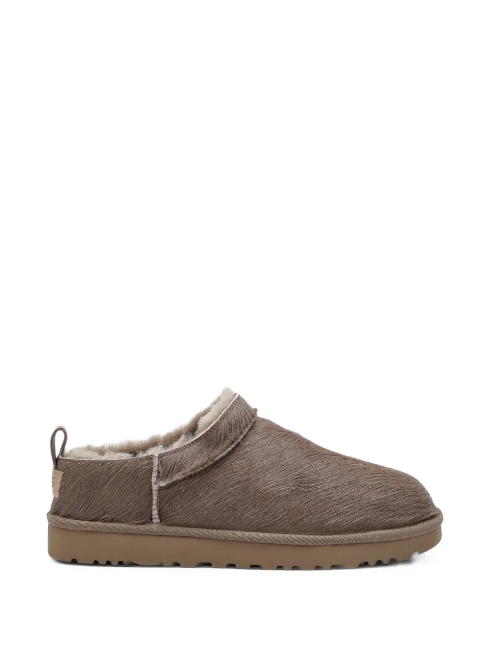 UGG calf hair shearling-lined slippers - Marrone