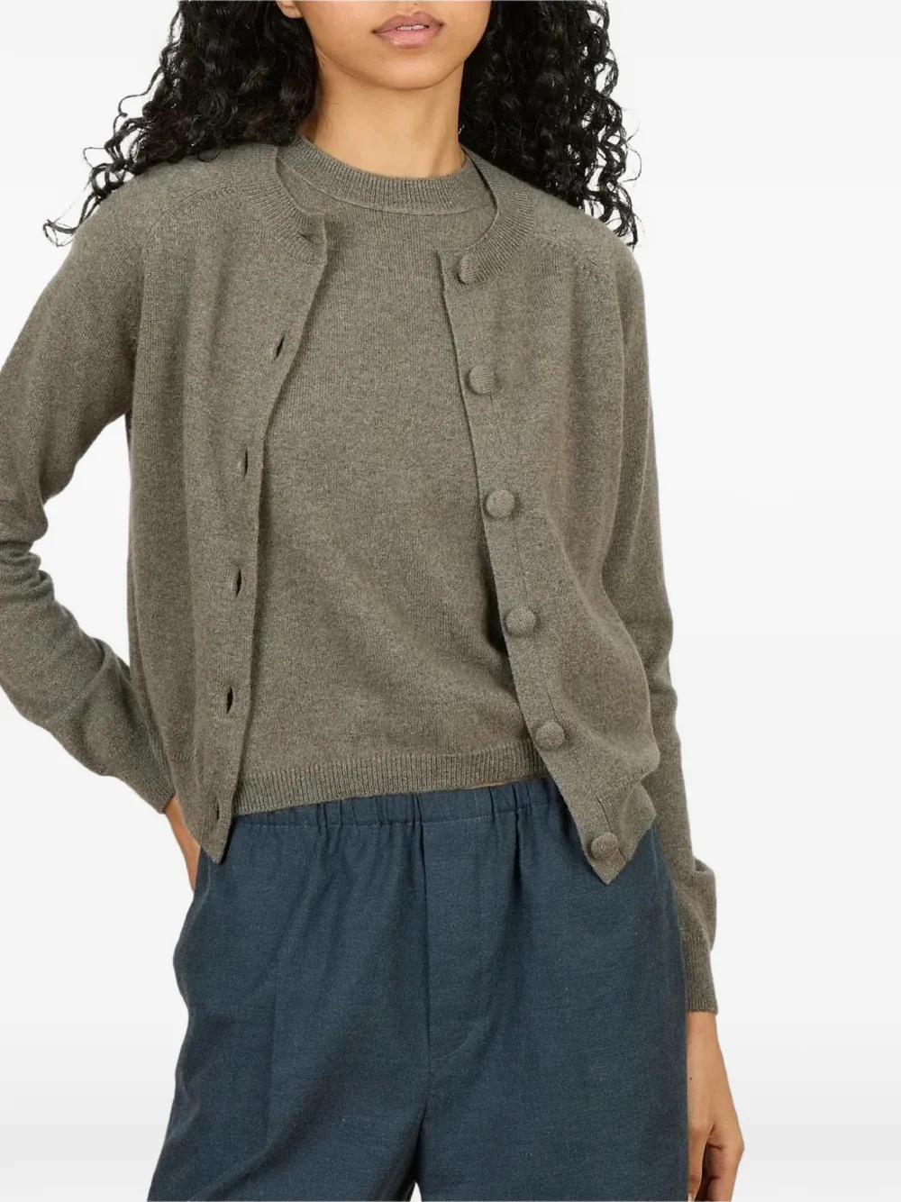 Alexandra Golovanoff Mila Light cardigan - Grigio