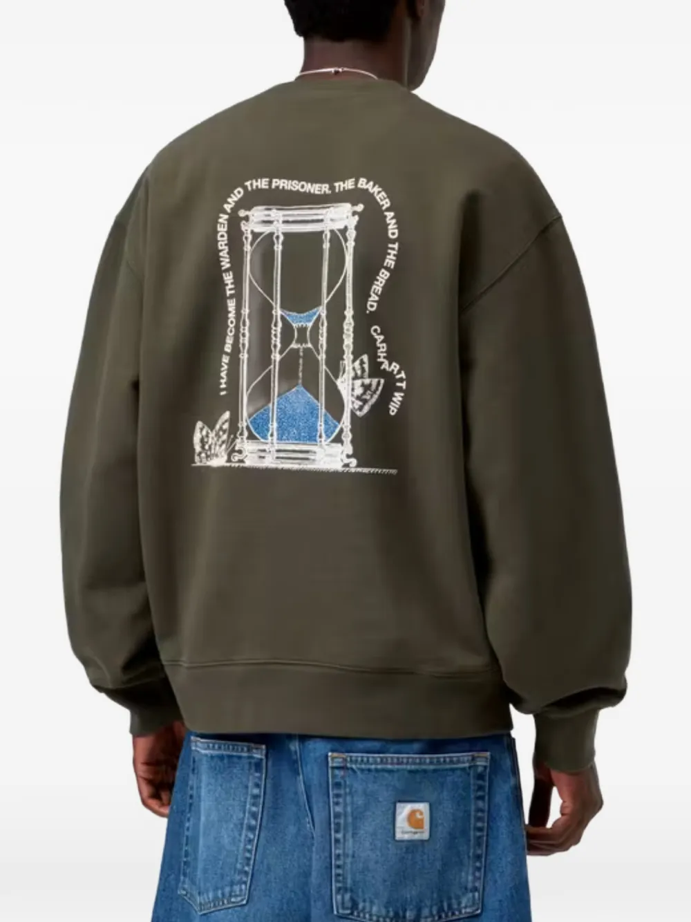 Carhartt WIP Hourglass graphic-print sweatshirt Groen