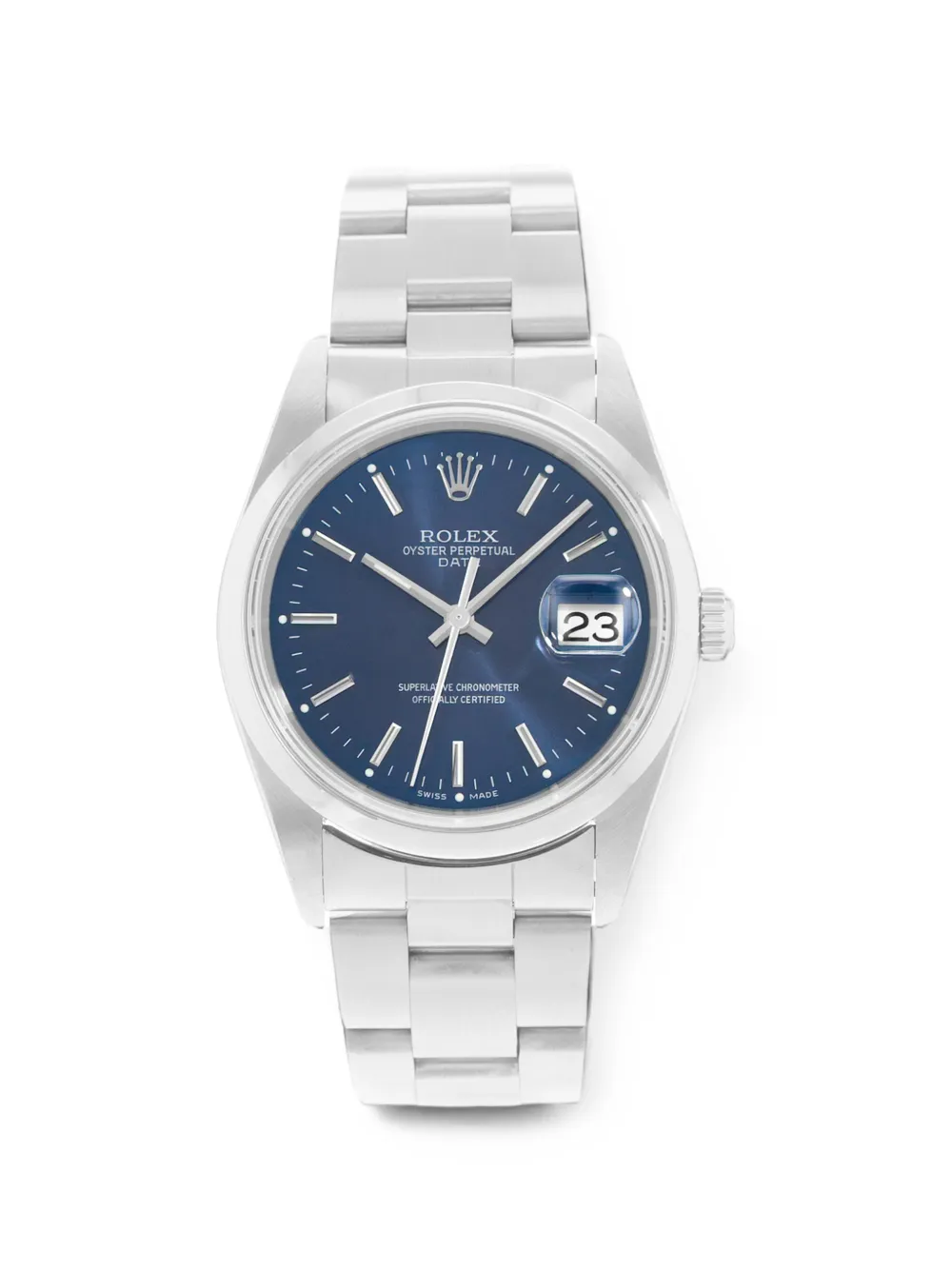 Rolex 2006 Oyster Perpetual Date 34mm watch - Blu