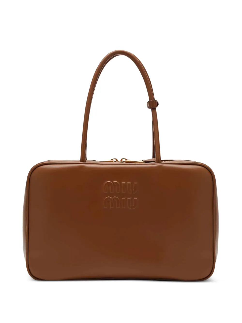 Miu Miu Bau leather bag - Braun