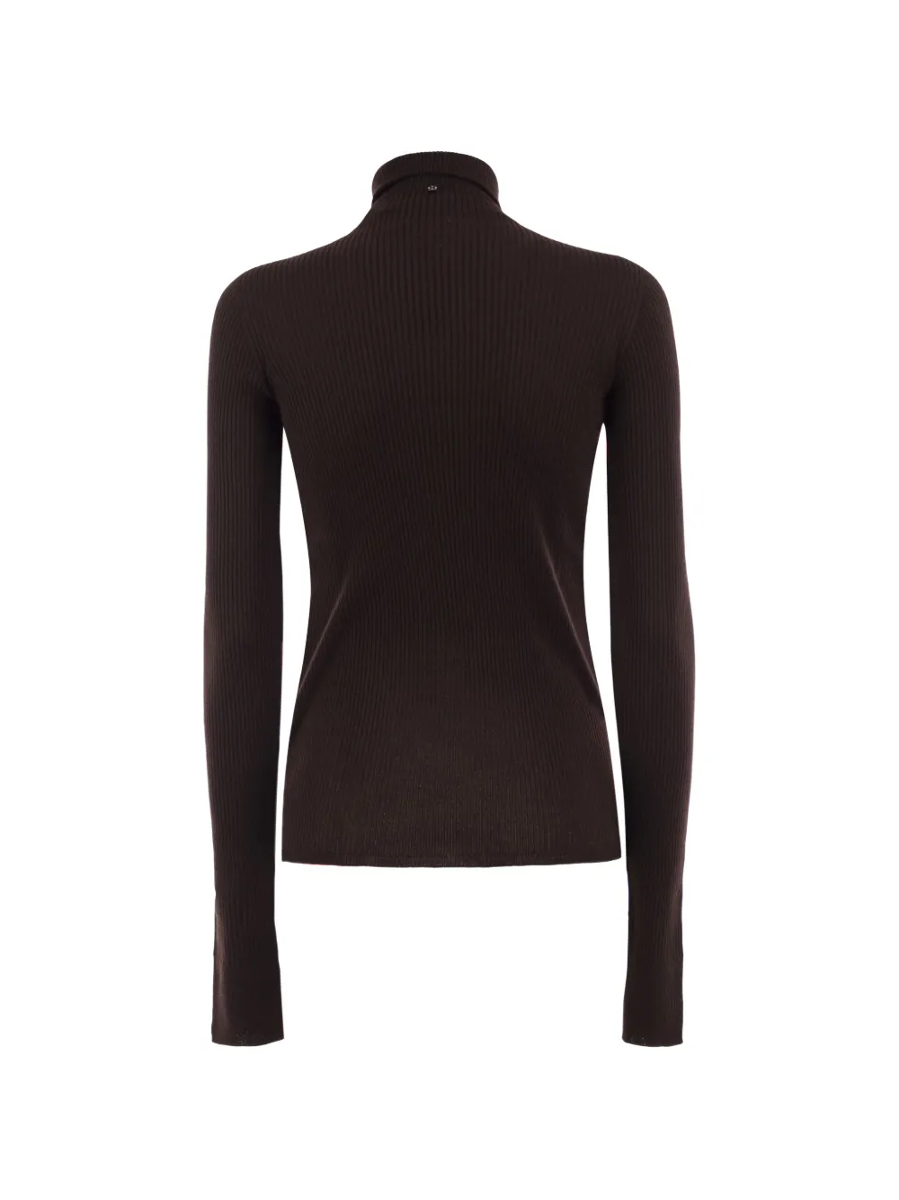 Sportmax Ribgebreide coltrui Bruin
