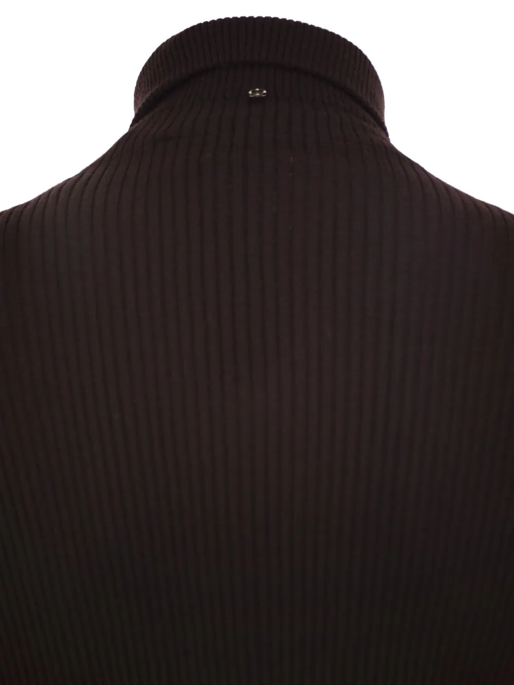 Sportmax Ribgebreide coltrui Bruin