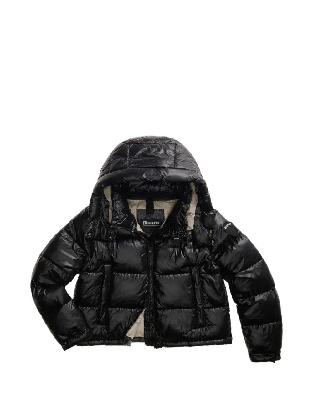 Blauer Gloria quilted puffer jacket - Black