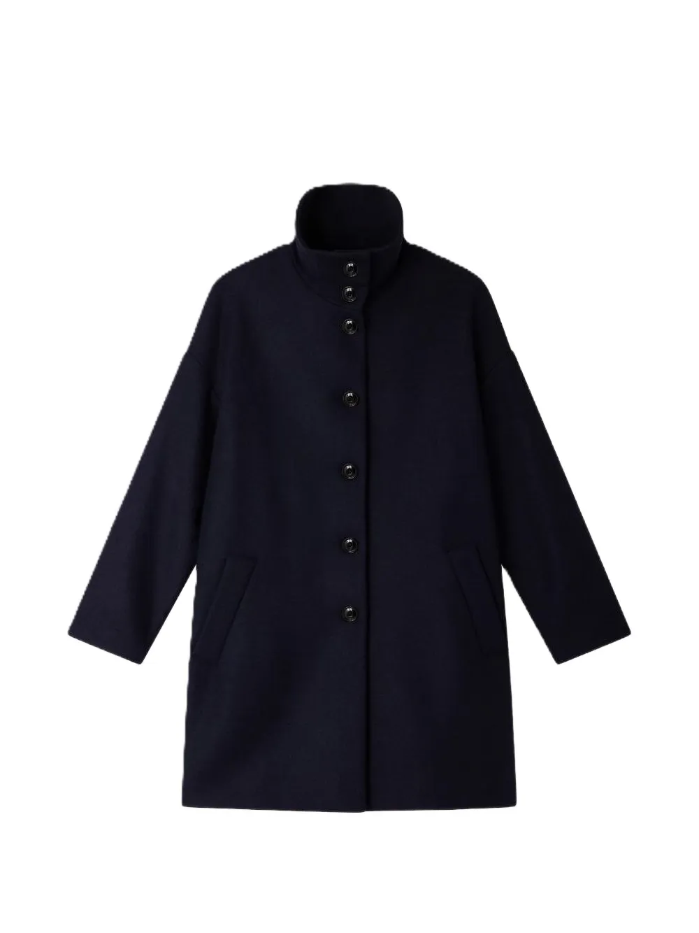 Sessùn Paradise high-neck coat - Blu