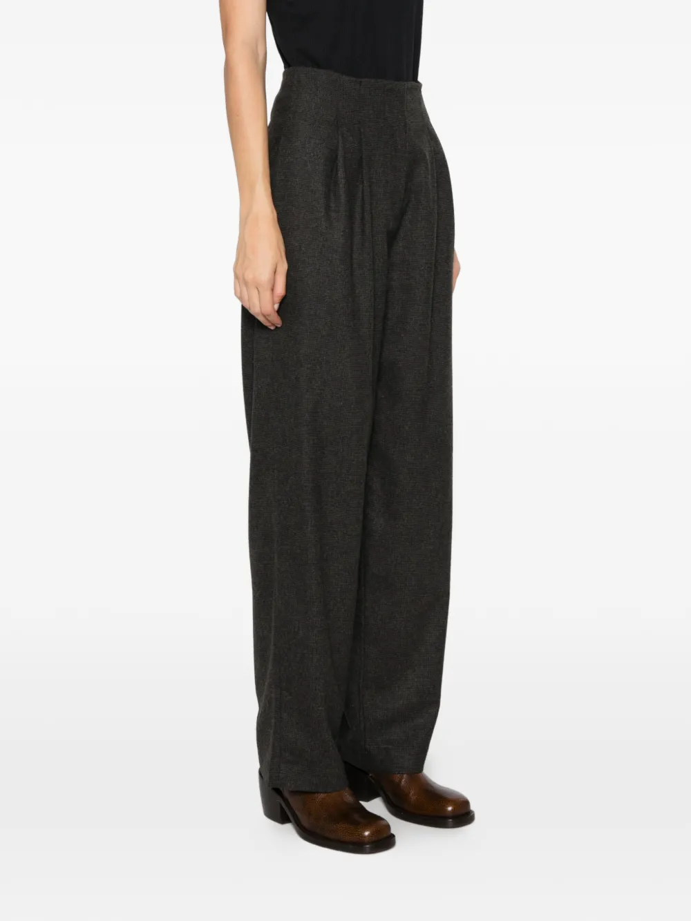 Sessùn Straight plooibroek Bruin
