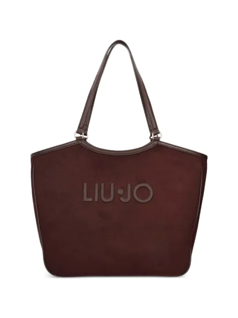 LIU JO logo-patch shoulder bag