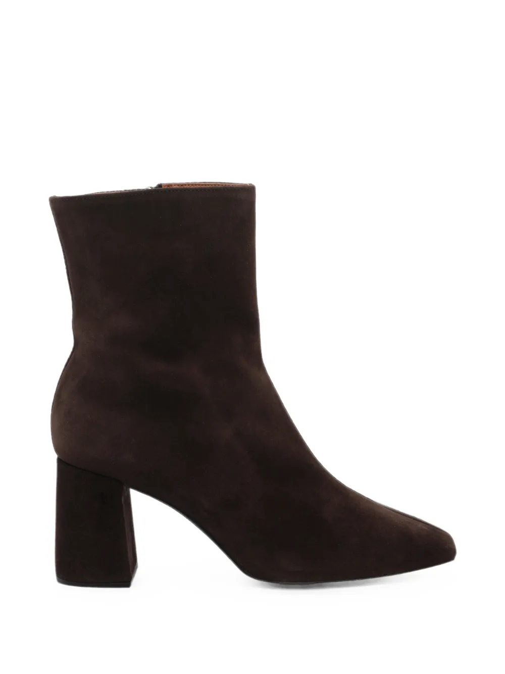 ANGEL ALARCON square-toe suede ankle boots - Marron ANGEL ALARCON square-toe suede ankle boots - Marron