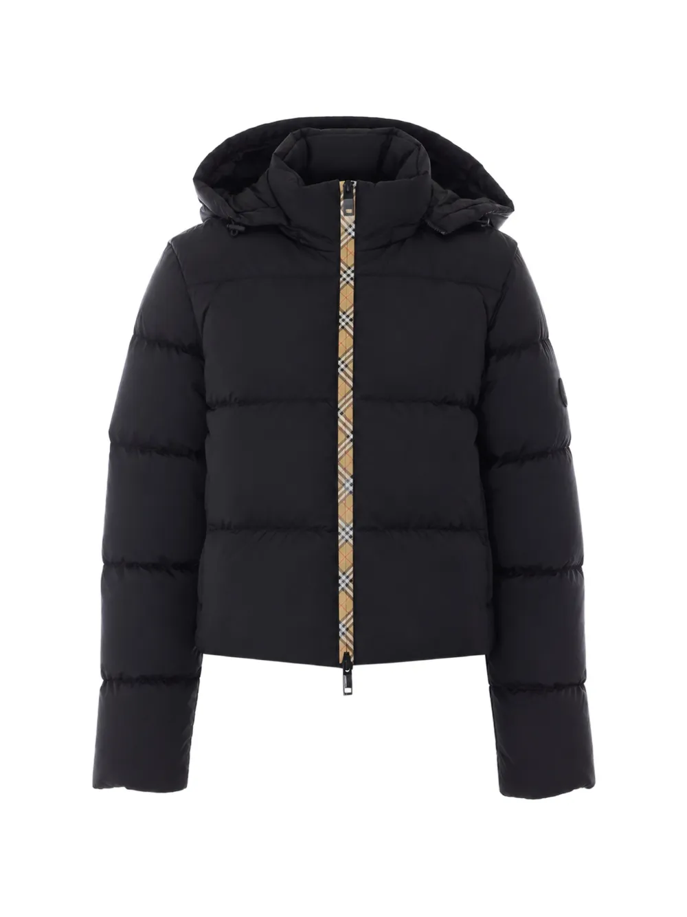 Burberry detachable sleeve-nylon Langdale puffer jacket - Nero