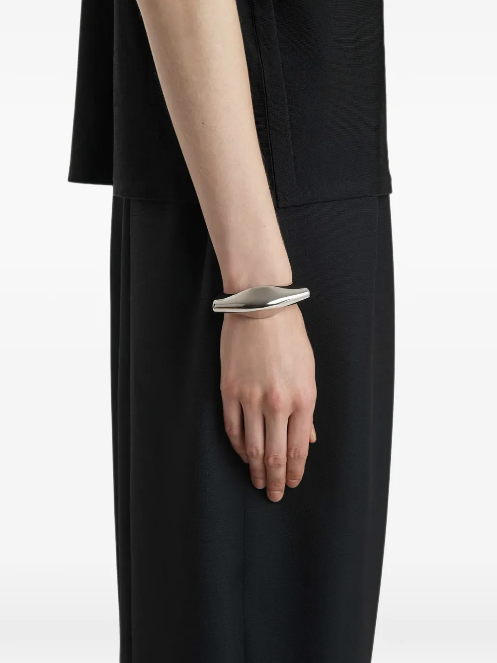 KHAITE Lotus cuffs - Argento