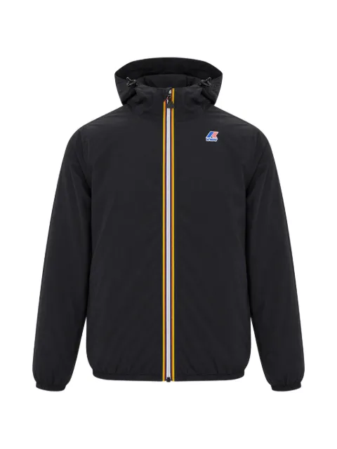K-Way Le Vrai 4.0 Claude logo-patch hooded jacket