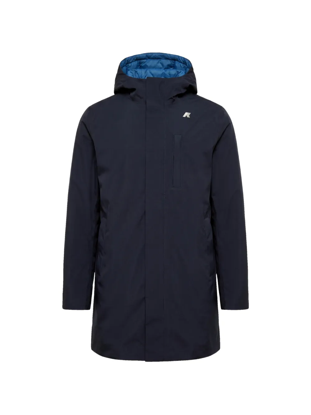 K-Way reversible hooded coat - Blu