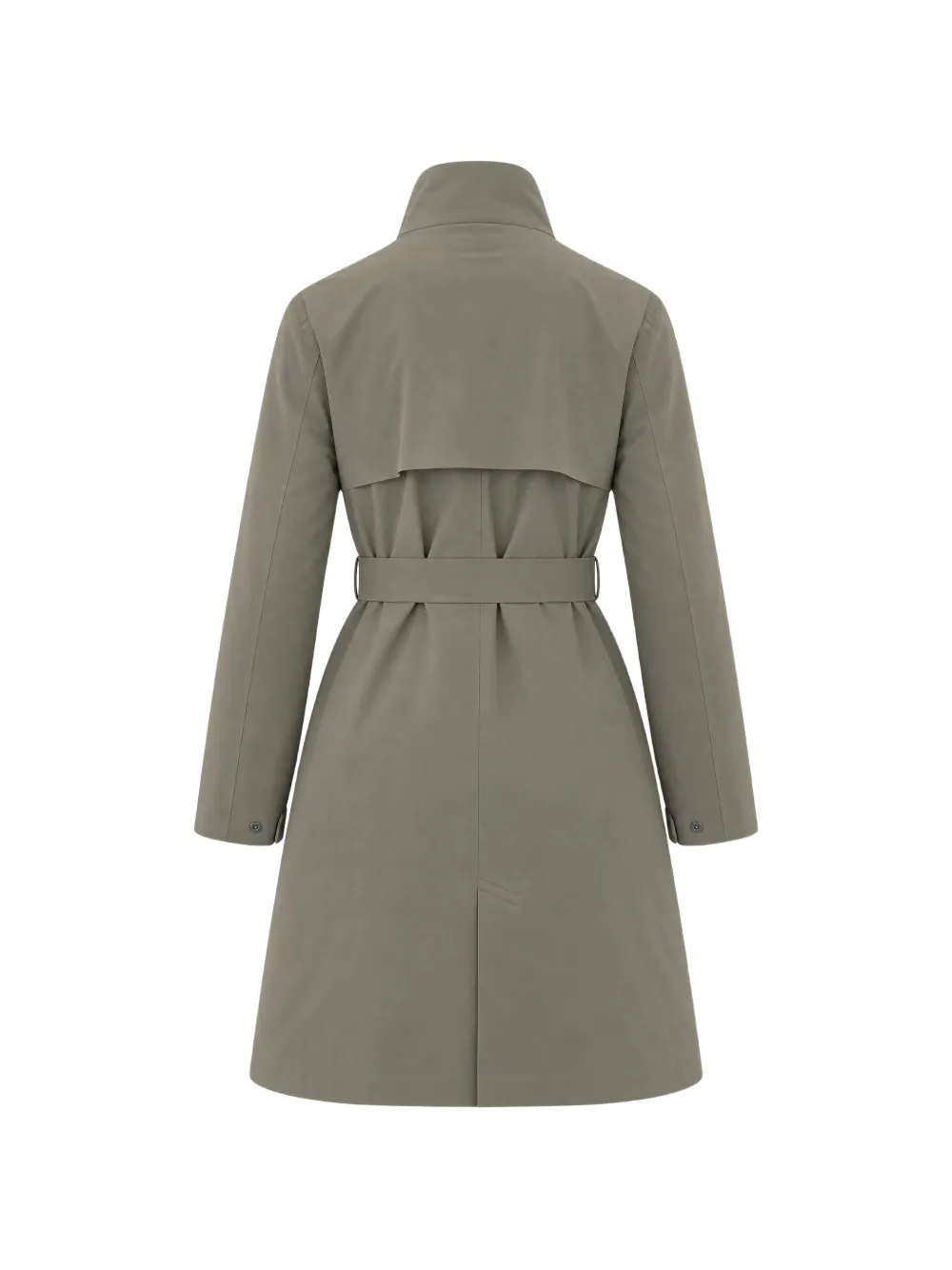 K-Way reversible belted trench coat Groen